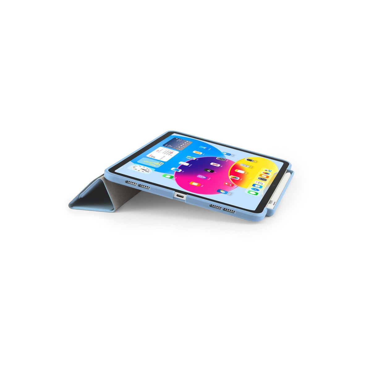 Pouzdro pro iPad 10,9" 2022 Pipetto Origami No3 Pencil Case - světle modré - iSTYLE CZ