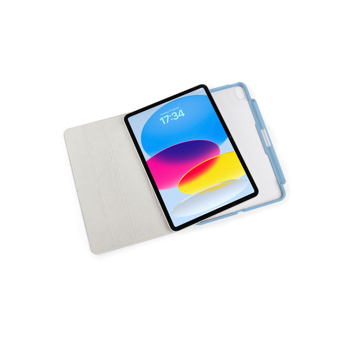 Pouzdro pro iPad 10,9" 2022 Pipetto Origami No3 Pencil Case - světle modré - iSTYLE CZ