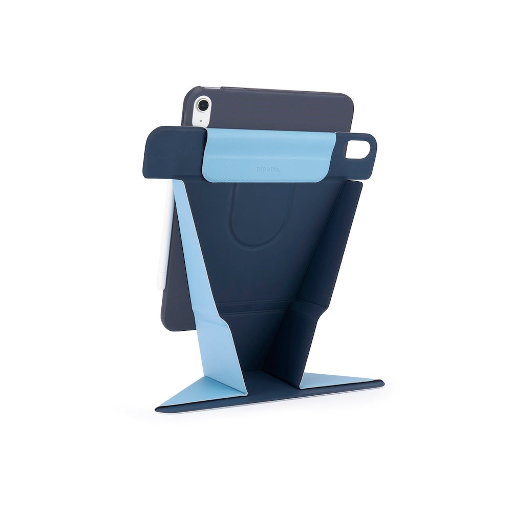 Kryt pro iPad Air 13" (2024) Pipetto Origami No6 Stand Case - modrý - iSTYLE CZ