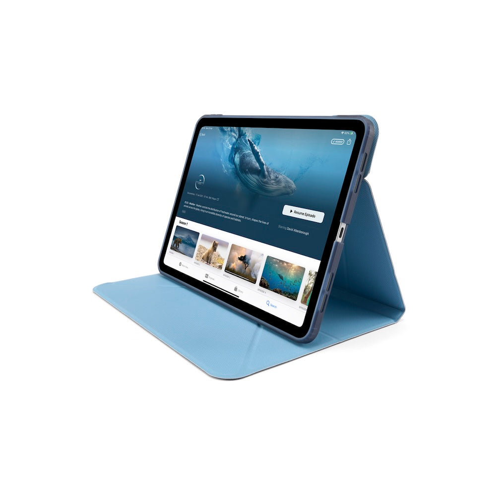Kryt pro iPad Air 13" (2024) Pipetto Origami No6 Stand Case - modrý - iSTYLE CZ