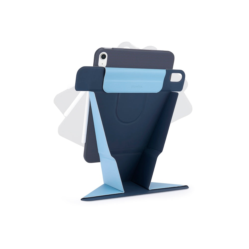 Kryt pro iPad Air 13" (2024) Pipetto Origami No6 Stand Case - modrý - iSTYLE CZ