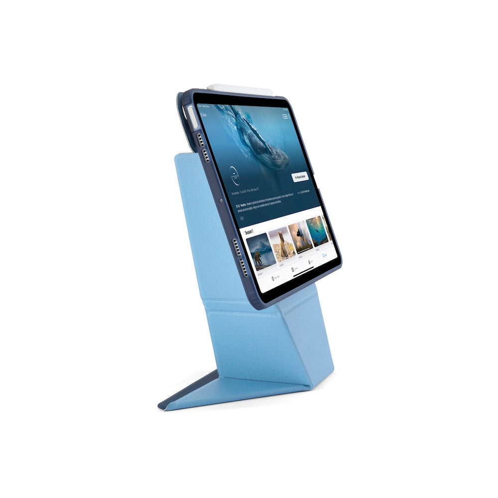 Kryt pro iPad Air 13" (2024) Pipetto Origami No6 Stand Case - modrý - iSTYLE CZ