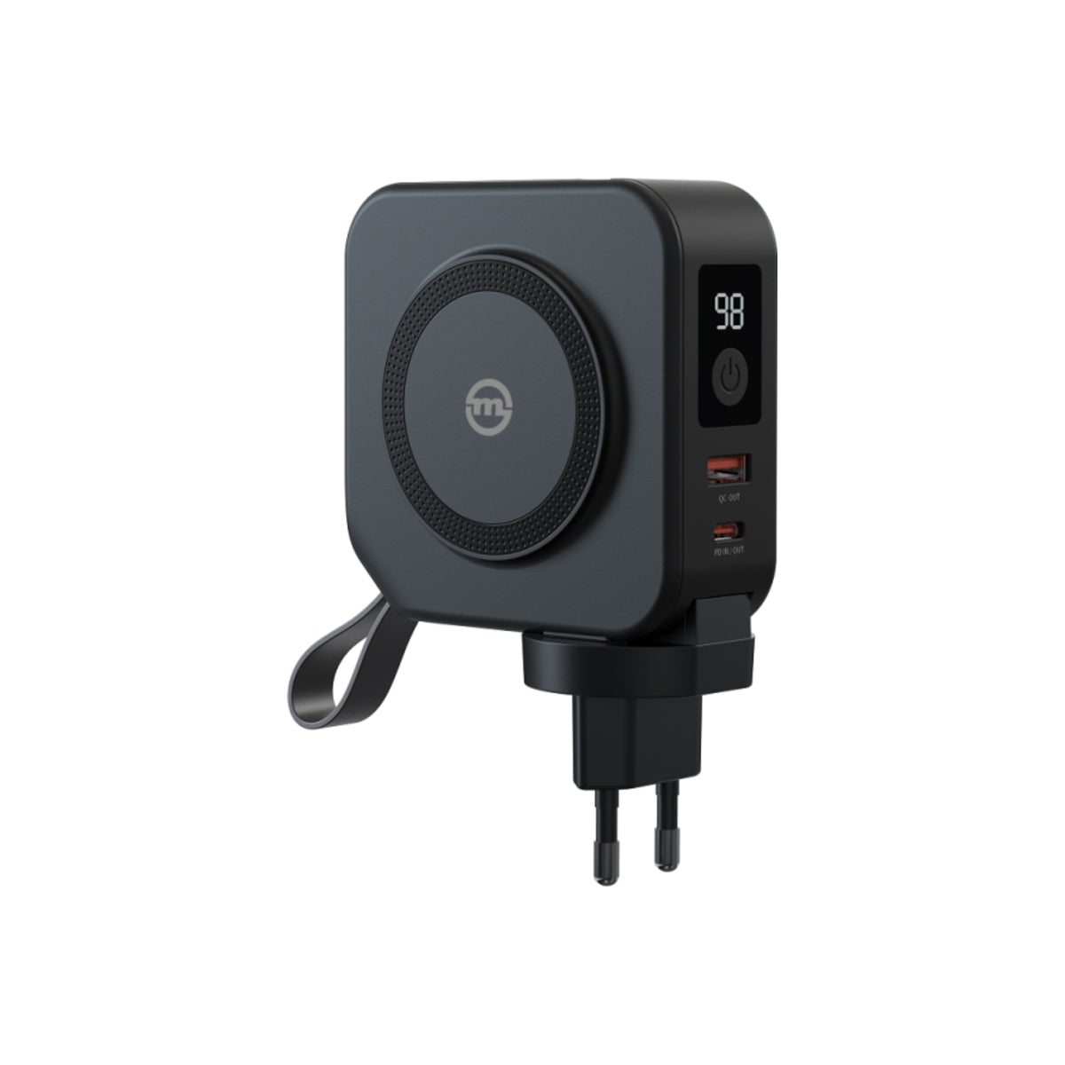Cestovní nabíječka s powerbankou Mobile Origin 10 000 mAh - černá - iSTYLE CZ