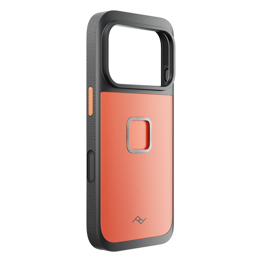 Kryt pro iPhone 17 Pro Peak Design Mobile GNAR Case - korálově červený
