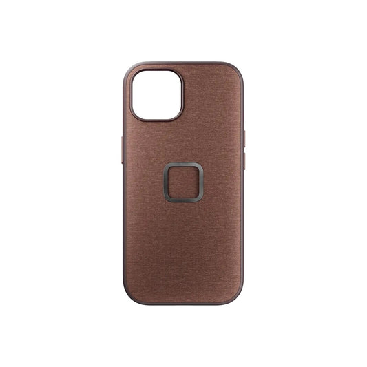 Kryt na iPhone 15 Peak Design Mobile Everyday Case - červenohnědý - iSTYLE CZ
