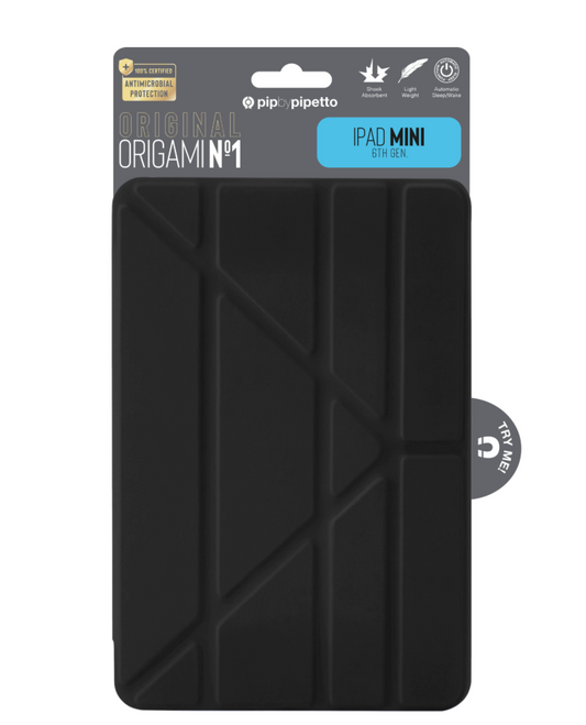 Pouzdro na iPad mini 6 Pipetto Origami Pencil Case No.1 - černé - iSTYLE CZ