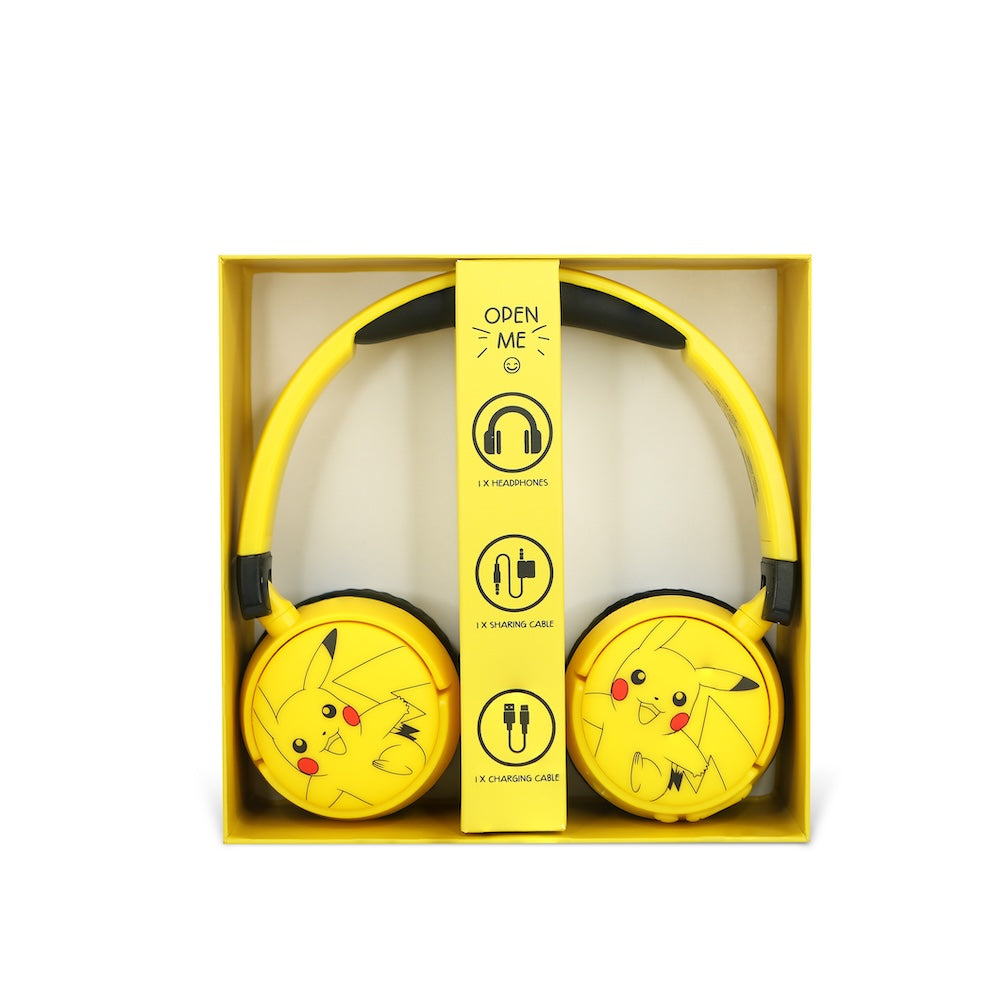 Dětská bezdrátová sluchátka OTL Pokémon Pikachu - žlutá - iSTYLE CZ