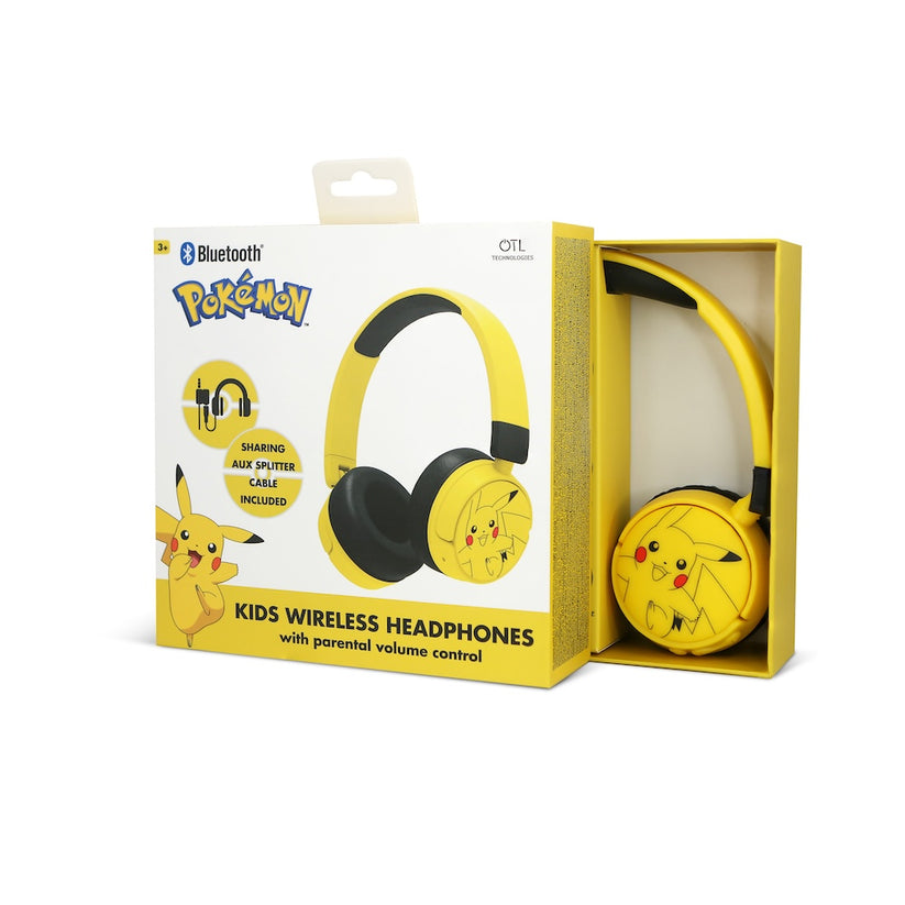 Dětská bezdrátová sluchátka OTL Pokémon Pikachu - žlutá - iSTYLE CZ