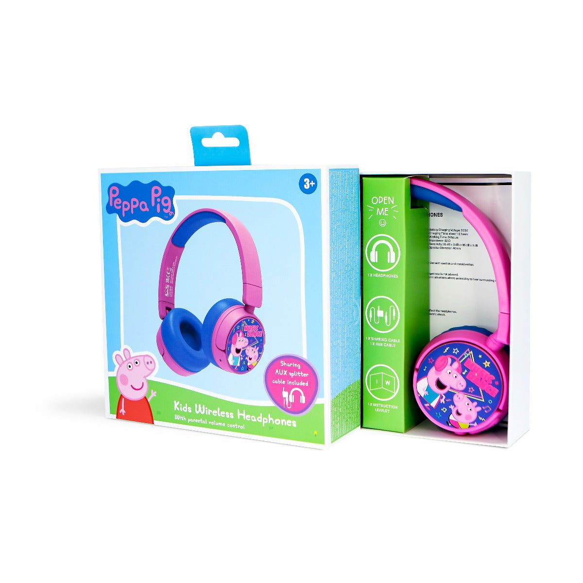 Dětská bezdrátová sluchátka OTL Peppa Pig Dance and Music - iSTYLE CZ