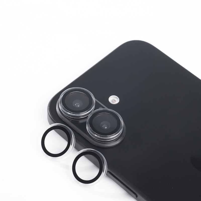 Safírové sklo na čočky pro iPhone 16/16 Plus Mobile Origin - průhledné - iSTYLE CZ