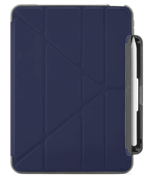Obal na iPad Air 10.9 (2020) Pipetto Origami Pencil Shield - námořní modrá - iSTYLE CZ