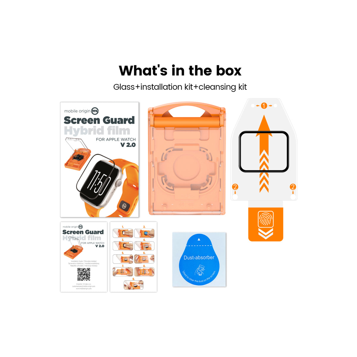 Ochrana displeje na Apple Watch 40 mm Mobile Origin Screen Guard Hybrid film - iSTYLE CZ