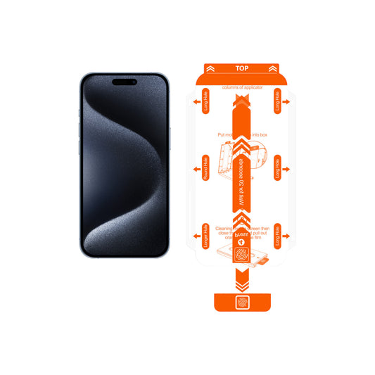 2 kusy ochranného skla pro iPhone 15 se snadným aplikátorem Mobile Origin Screen Guard - iSTYLE CZ
