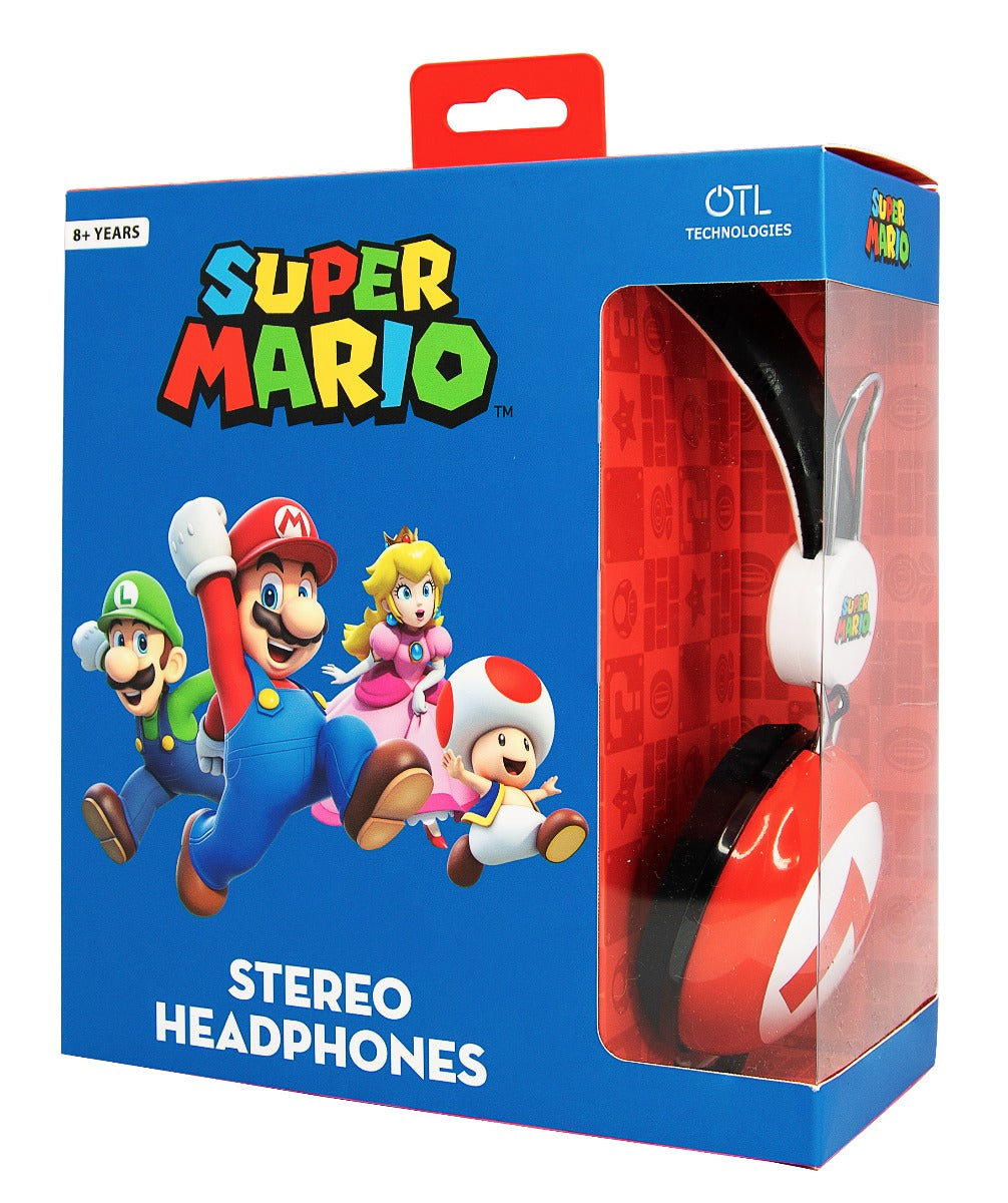 Dětská sluchátka OTL Super Mario Icon Tween - iSTYLE CZ