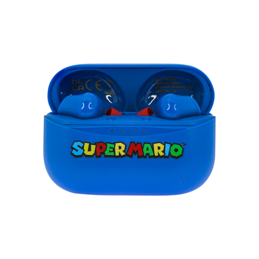 Dětská bezdrátová sluchátka OTL TWS Super Mario Blue - iSTYLE CZ
