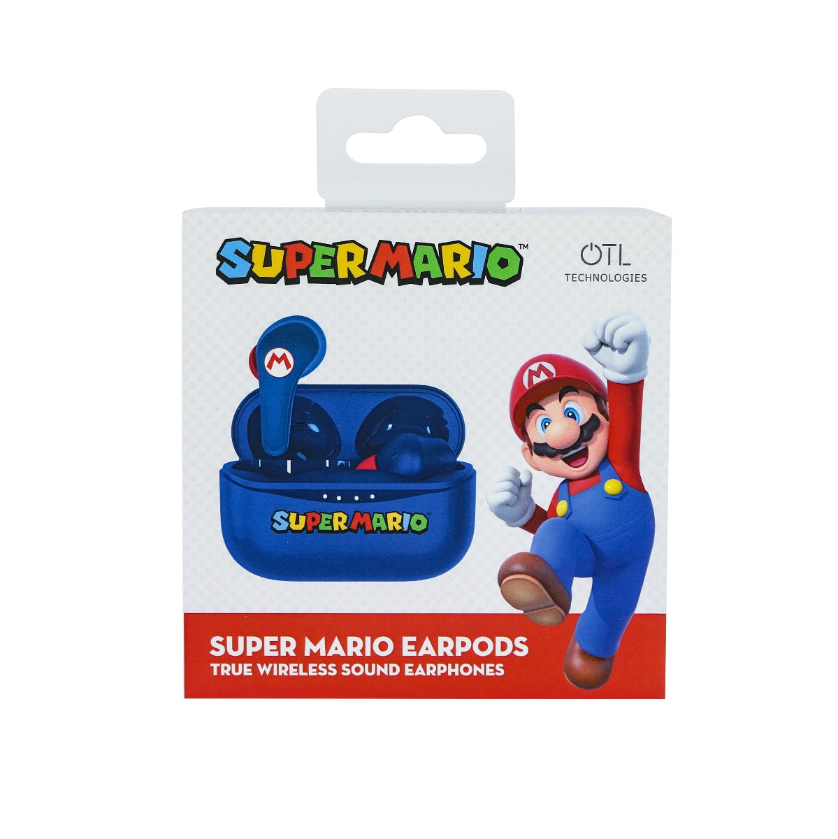 Dětská bezdrátová sluchátka OTL TWS Super Mario Blue - iSTYLE CZ