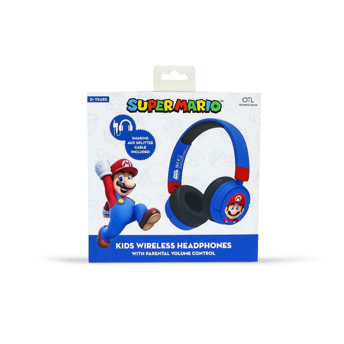 Dětská bezdrátová sluchátka OTL Super Mario - iSTYLE CZ