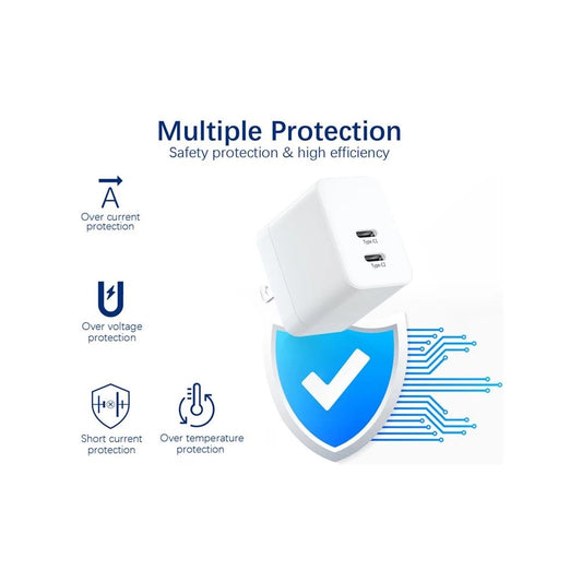 Dvojitý adaptér Mobile Origin 35W GaN III Super Charger - bílý - iSTYLE CZ