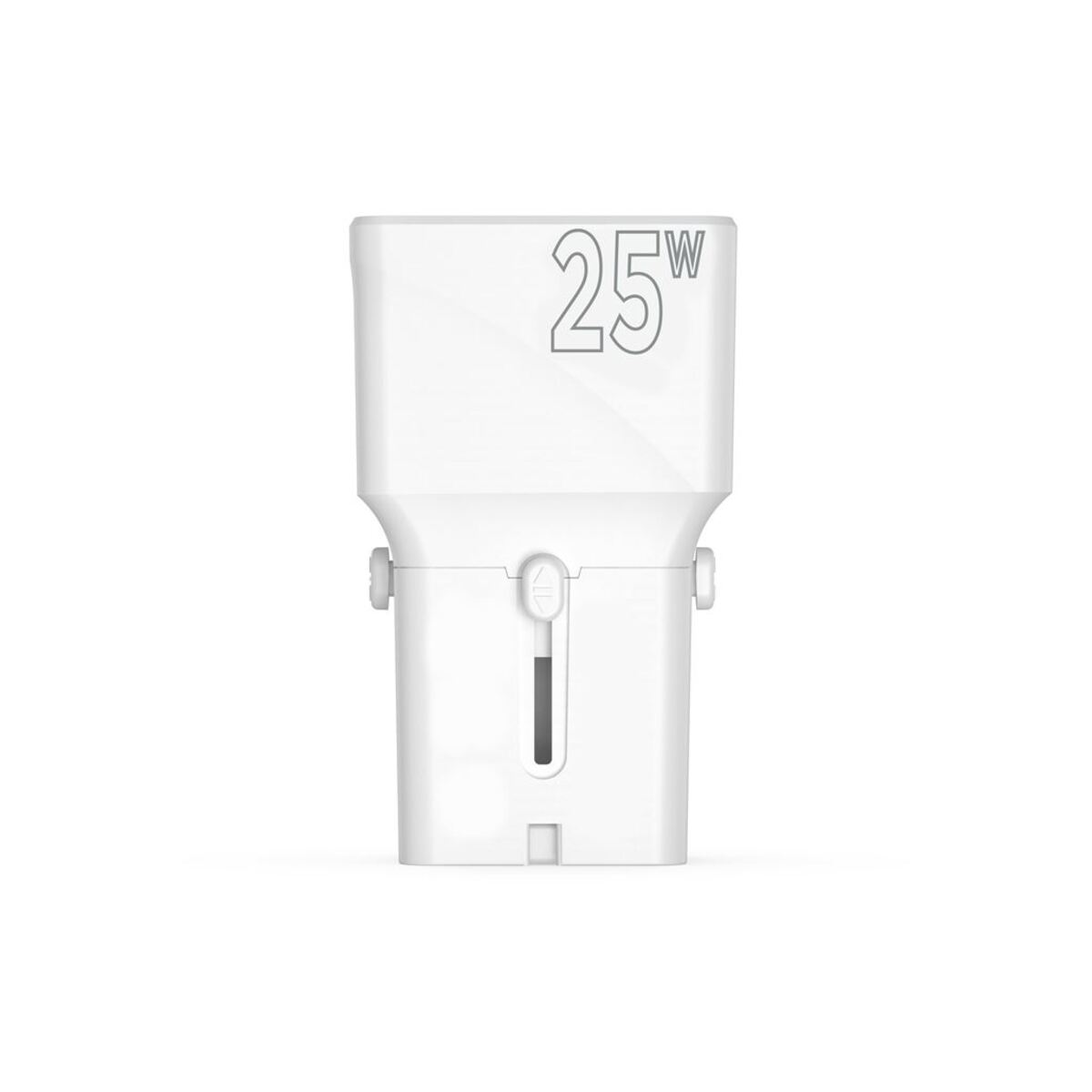 25W Cestovní adaptér Mobile Origin Travel Adapter - bílý - iSTYLE CZ