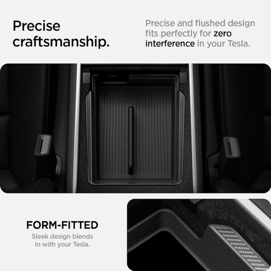 Organizér do loketní opěrky Spigen Tesla Armrest Console Organizer - černý - iSTYLE CZ