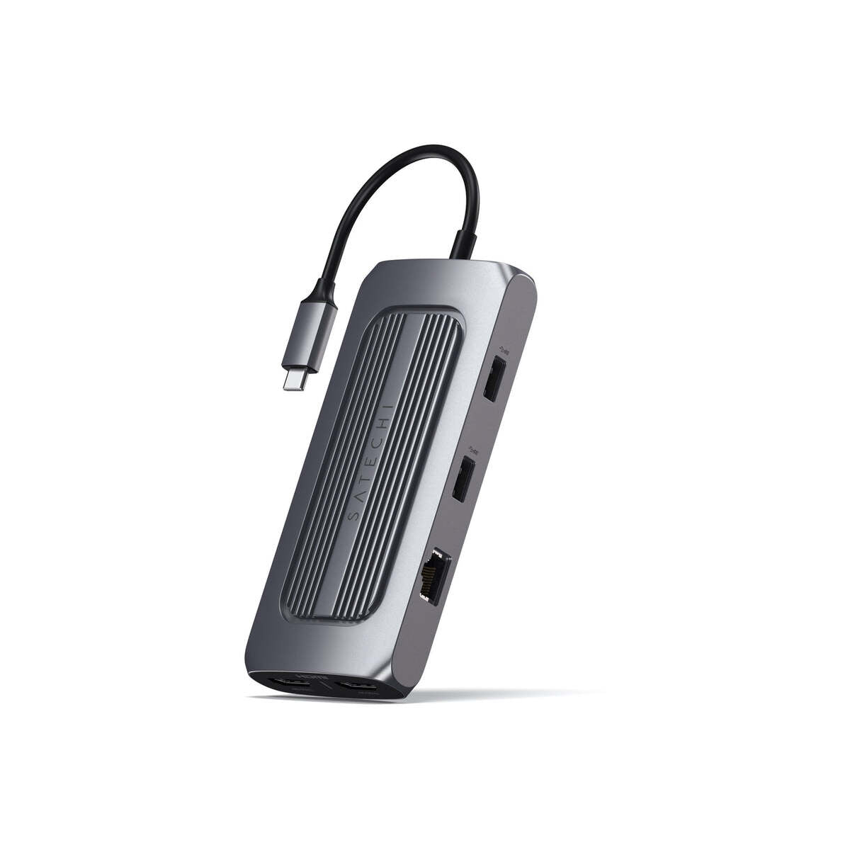 Hliníkový víceportový USB-C adaptér MX Satechi - vesmírně šedý - iSTYLE CZ