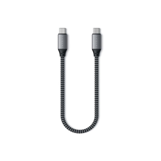 25cm kabel USB-C na USB-C Satechi - vesmírně šedý - iSTYLE CZ