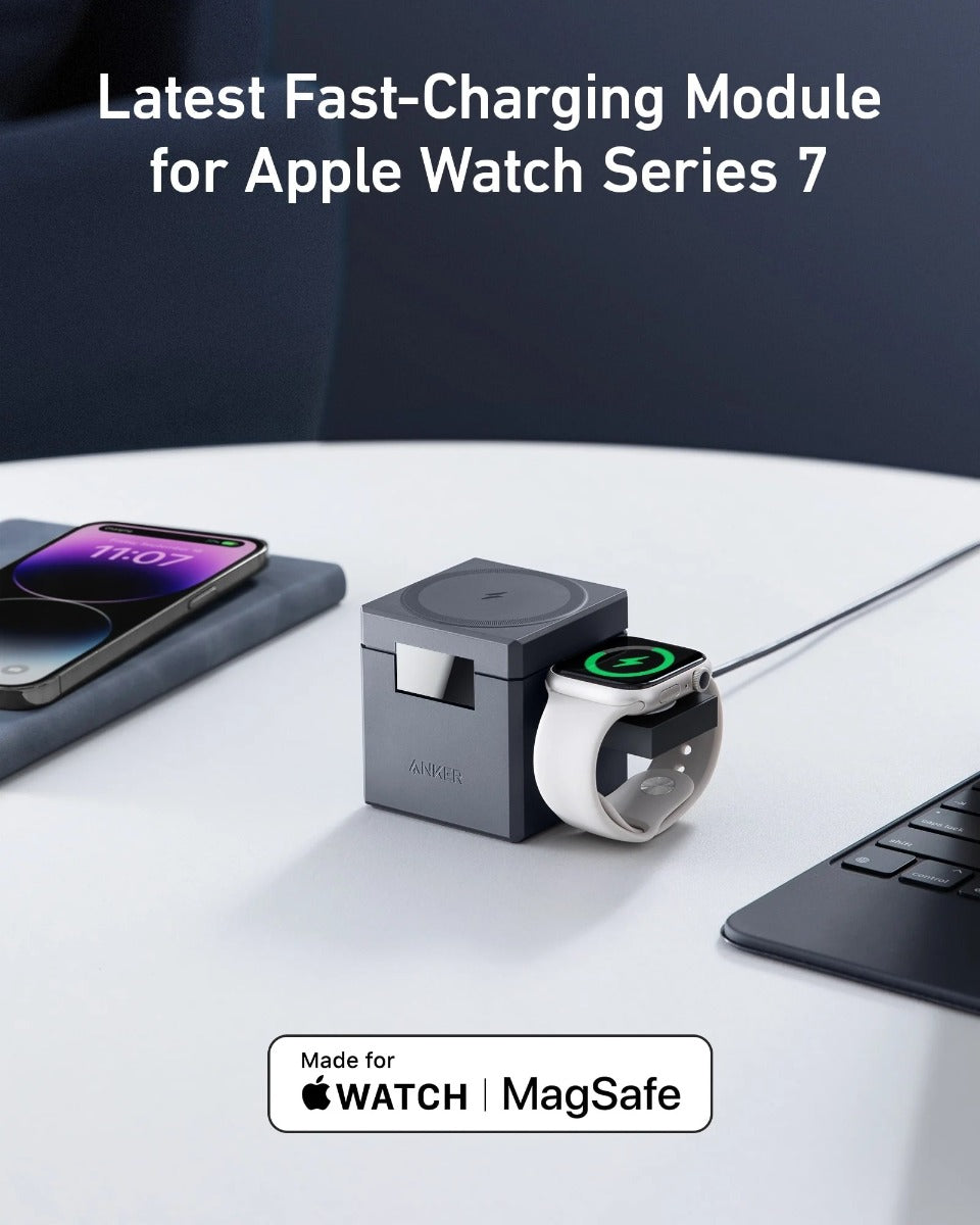 MagSafe bezdrátová nabíječka Anker 3in1 Cube MagGo - iSTYLE CZ