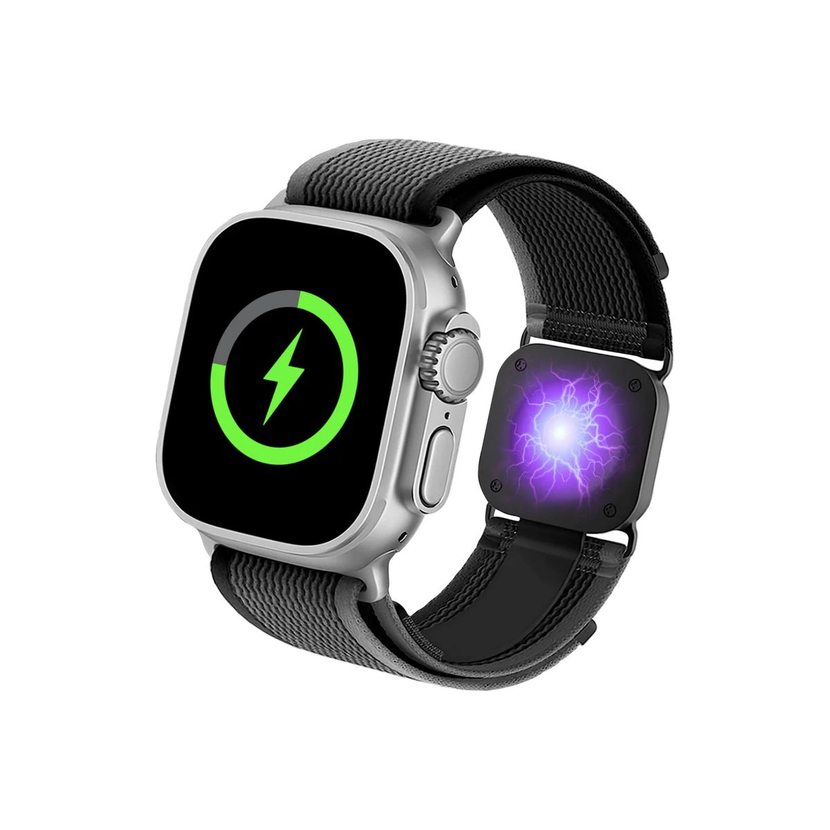 Řemínek s nabíječkou pro Apple Watch Statik Turboband 2v1 Strap & Charger - střední - iSTYLE CZ
