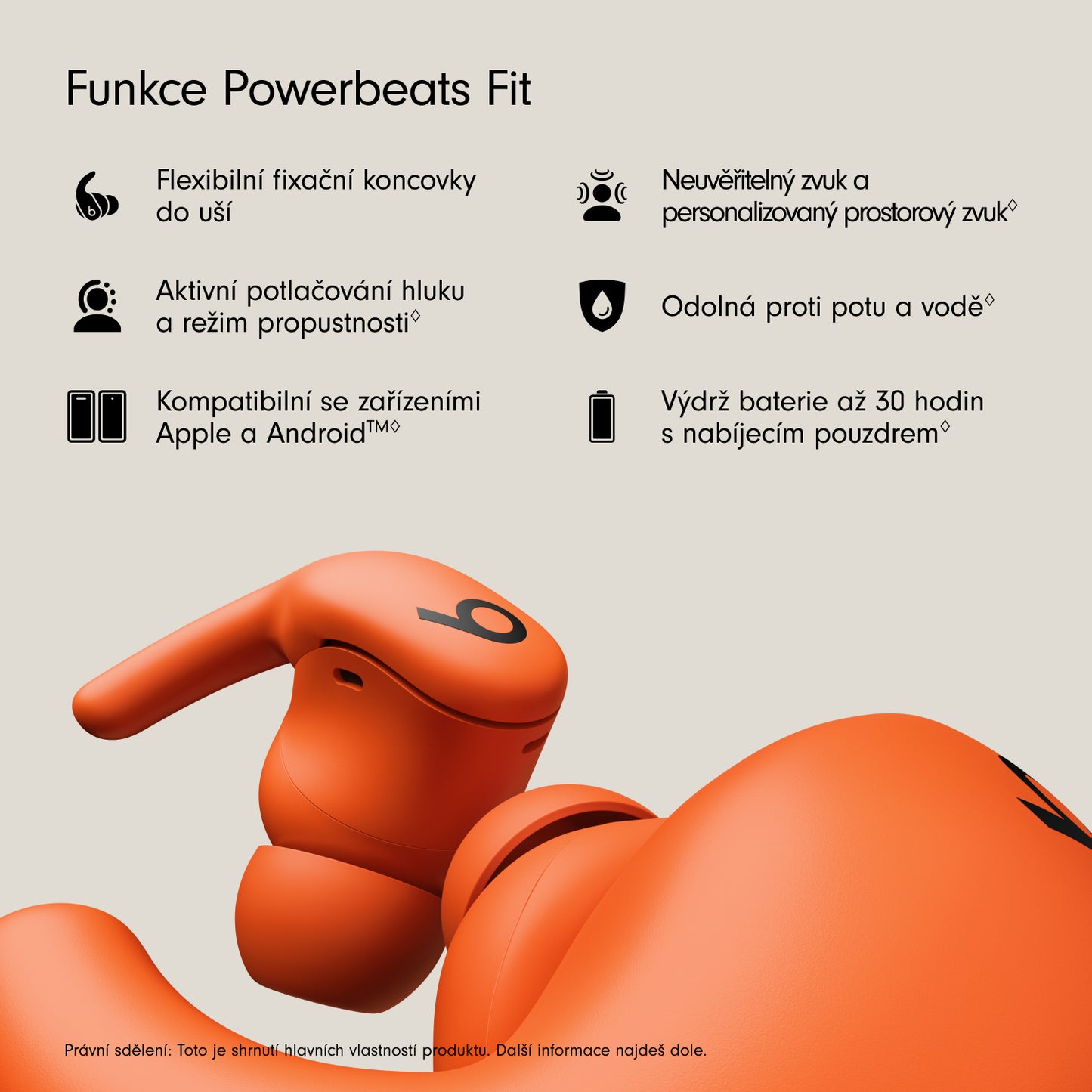 Powerbeats Fit - Wireless NC Workout Earbuds w Secure Fit - Spark Orange - iSTYLE CZ