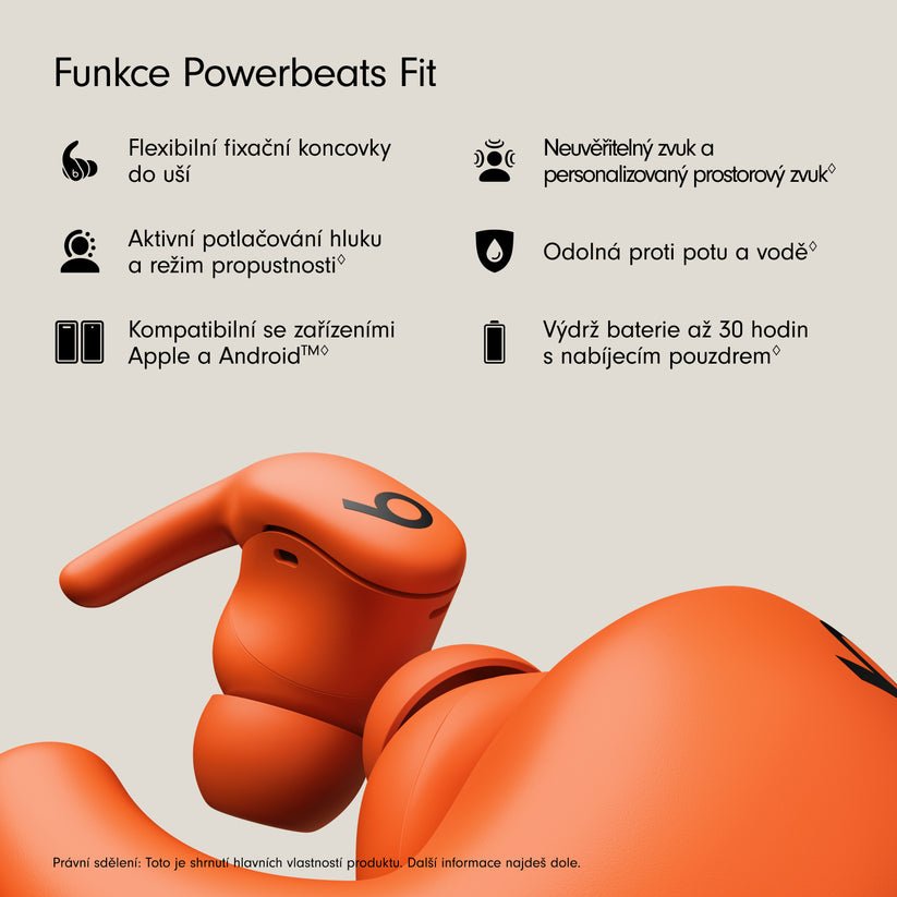 Powerbeats Fit - Wireless NC Workout Earbuds w Secure Fit - Spark Orange - iSTYLE CZ