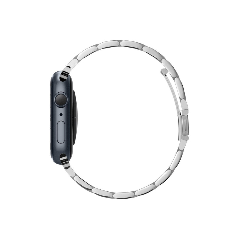 Řemínek pro Apple Watch 38/40/41 mm Spigen Modern Fit Watch Band - stříbrný - iSTYLE CZ