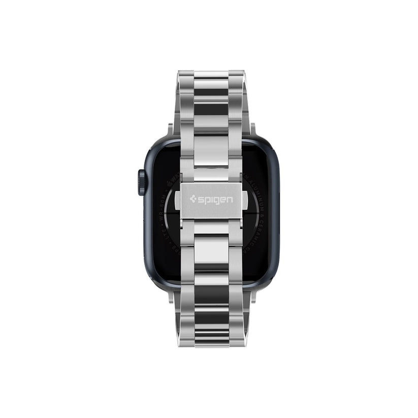 Řemínek pro Apple Watch 38/40/41 mm Spigen Modern Fit Watch Band - stříbrný - iSTYLE CZ