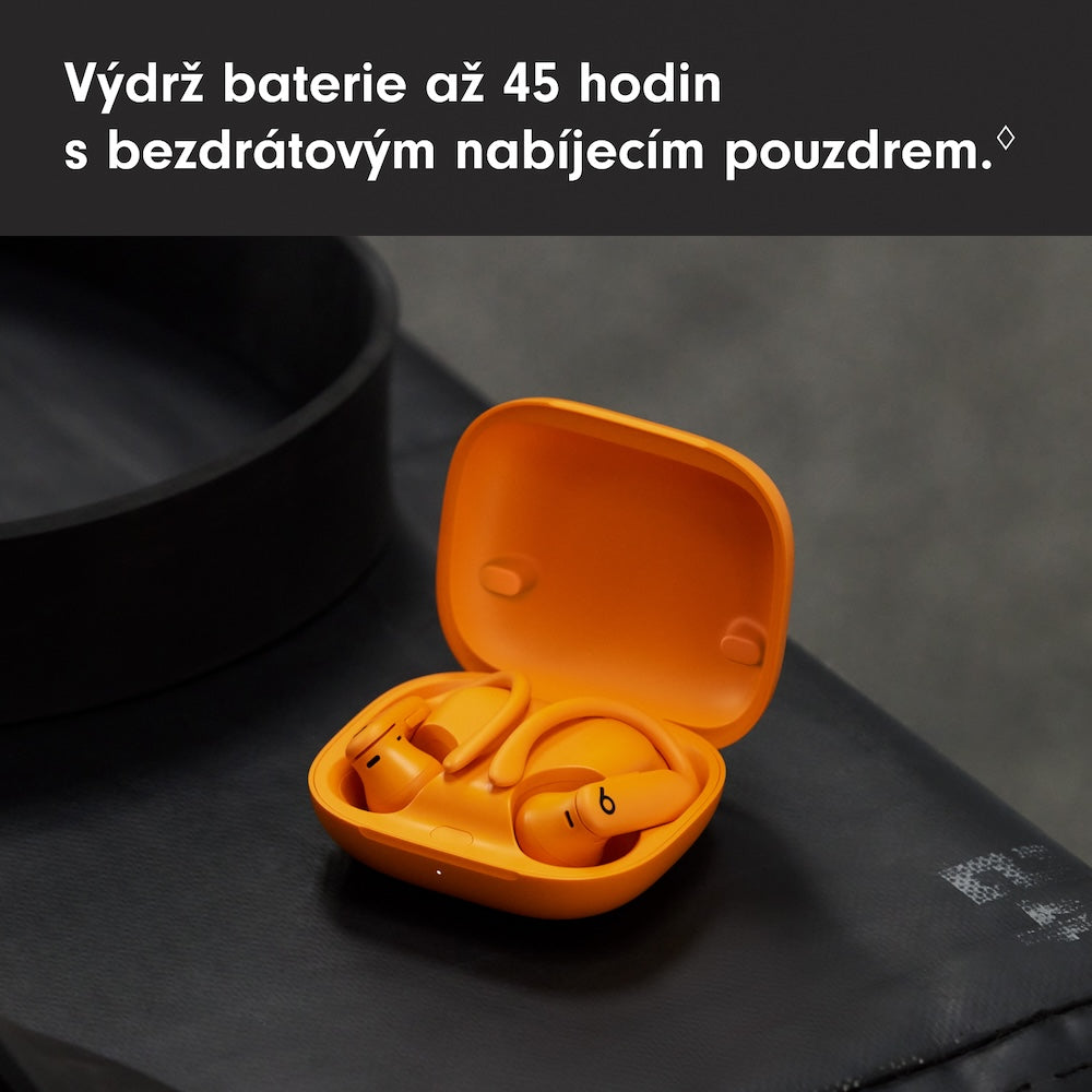 Bezdrátová sluchátka Beats Powerbeats Pro 2 – svítivě oranžová - iSTYLE CZ