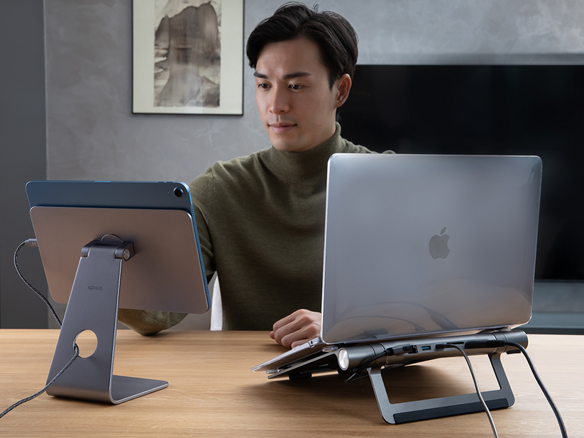 USB-C Hub Multiport 8v1 Epico - vesmírně šedý - iSTYLE CZ