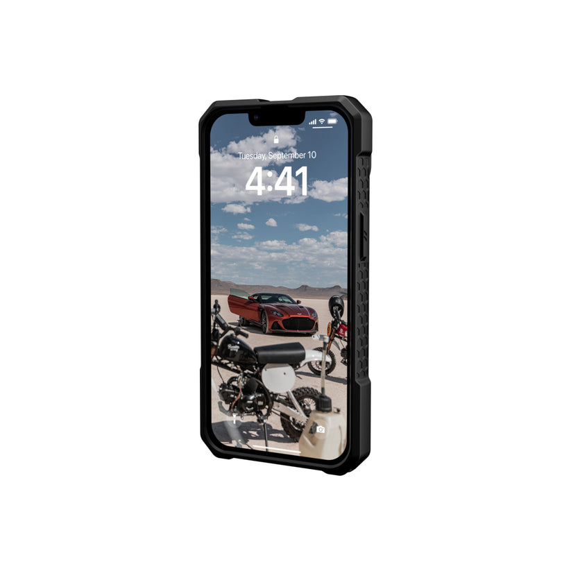 Kryt na iPhone 14 UAG Monarch Pro Kevlar MagSafe - černý kevlar - iSTYLE CZ
