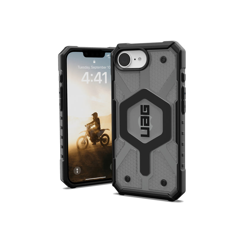 MagSafe kryt pro iPhone 16e UAG Pathfinder Clear - šedý - iSTYLE CZ