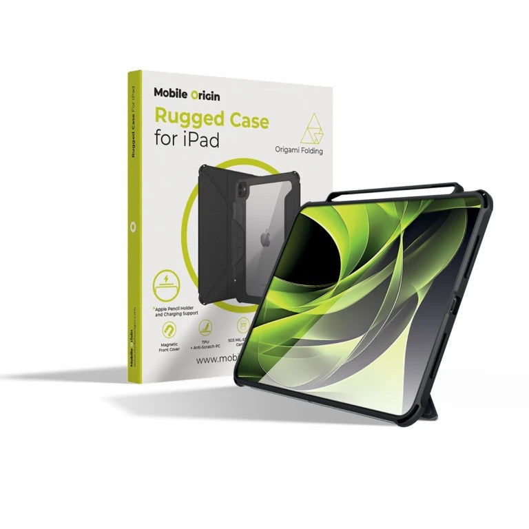 Pouzdro na iPad Air 11" M2 Mobile Origin Rugged Case - černé - iSTYLE CZ