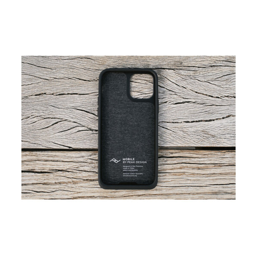Kryt s poutkem na iPhone 13 Peak Design Mobile Everyday Loop - šedý
