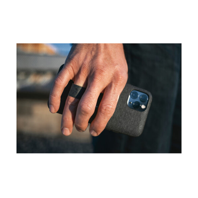 Kryt s poutkem na iPhone 13 Peak Design Mobile Everyday Loop - šedý