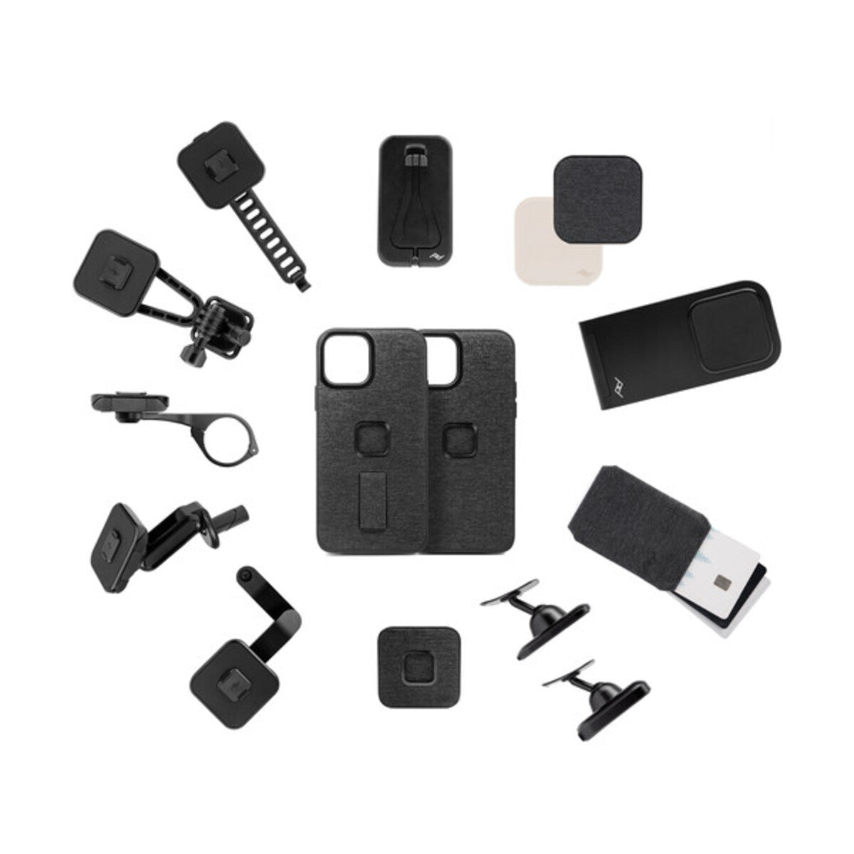 Kryt s poutkem na iPhone 13 Pro Peak Design Mobile Everyday Loop - šedý