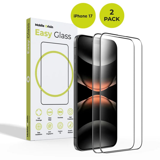 Ochranné sklo pro iPhone 17 Mobile Origin EasyGlass - 2 ks