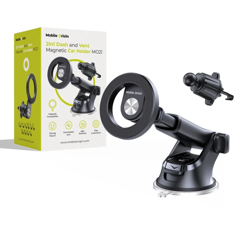 Držák do auta Mobile Origin 2in1 Dash and Vent Magnetic Car Holder MO21 - iSTYLE.cz