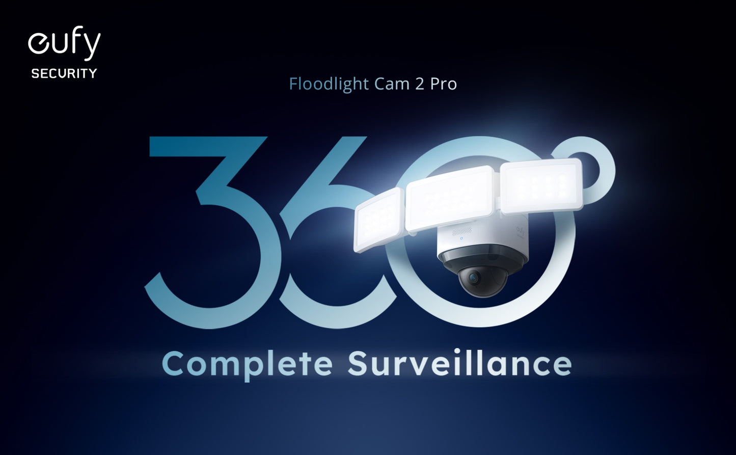 Bezpečnostní kamera Eufy Floodlight Camera 2K Pro