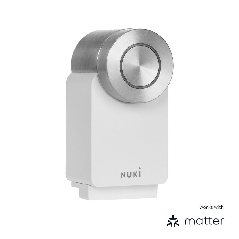 Chytrý elektronický zámek Nuki Smart Lock Pro 4. gen. - bílý - iSTYLE CZ