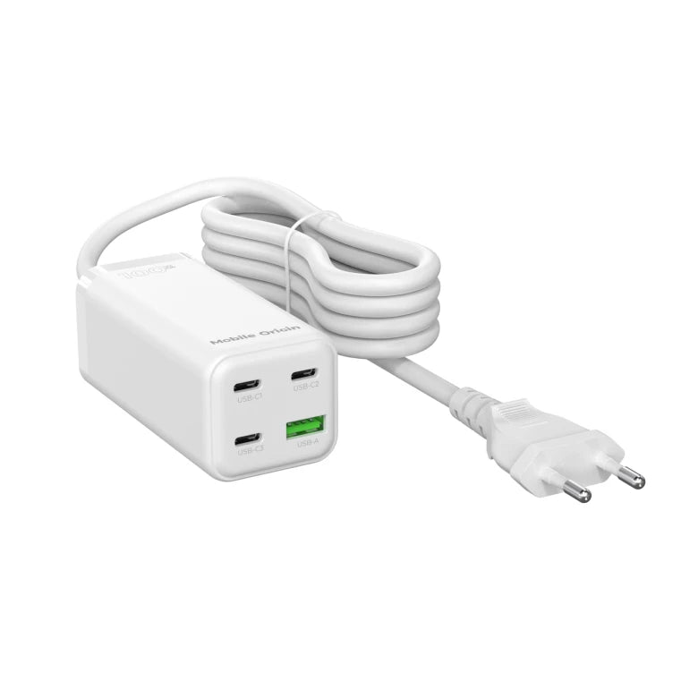 100W GaN nabíječka Mobile Origin Compact MultiHub Charger PW18 - bílá