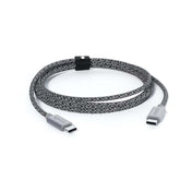 Opletený kabel USB-C na USB-C 1,2 m Epico - vesmírně šedý - iSTYLE CZ