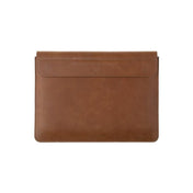 Kožené pouzdro Fixed Oxford pro MacBook Pro 14″ - hnědé
