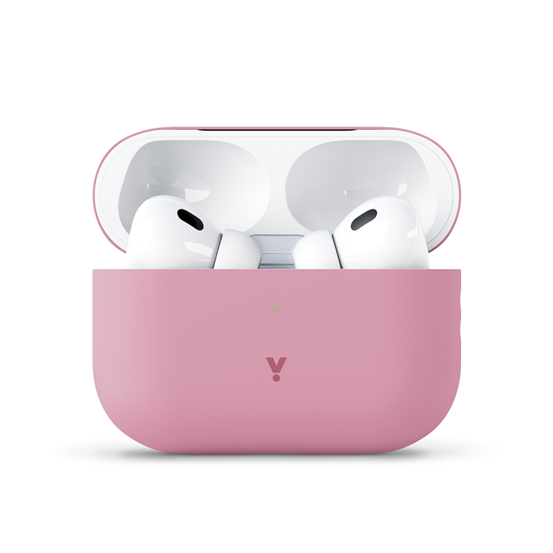 Silikonový kryt pro AirPods Pro 2. generace iSTYLE - růžový