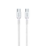 Kabel USB-C na USB-C Epico Resolve PD 1,2 m - bílý - iSTYLE CZ