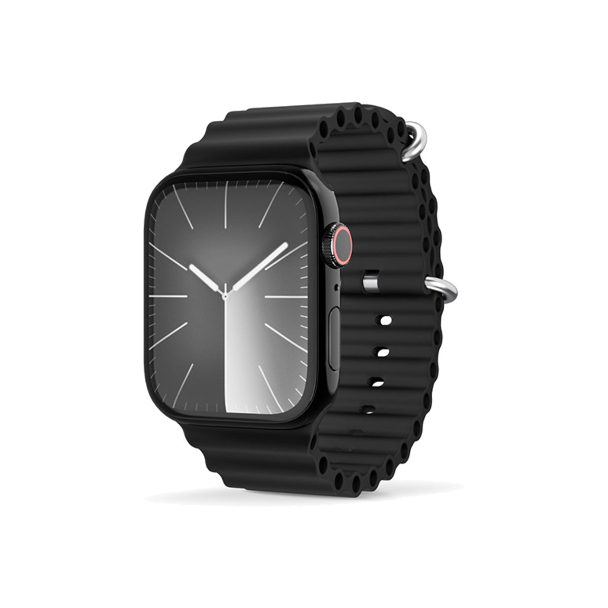 Řemínek pro Apple Watch 38/40/41 mm Epico Watch Strap Ocean - černý - iSTYLE CZ